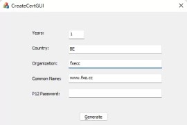 本地生成SSL证书工具CreateCertGUI