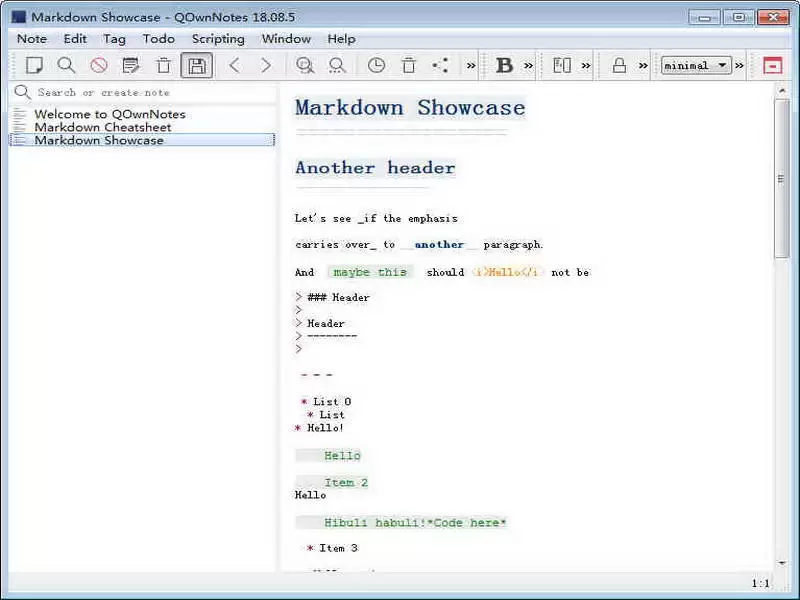QOwnNotes(开源Markdown笔记本) v23.12.0 绿色版 第1张